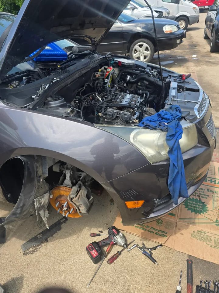 Front brake & suspension service