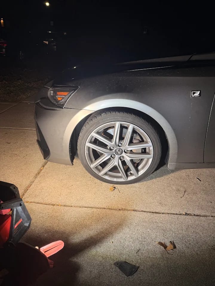 Lexus IS-F wheel & tire service